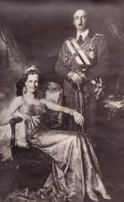 Apponyi Géraldine albán királyné és férje, I. Zogu albán király