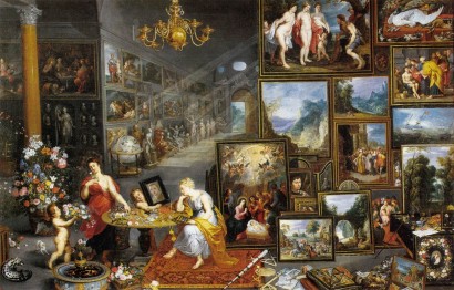 Az idősebbik Jan Brueghel: A látás és a szaglás allegóriája