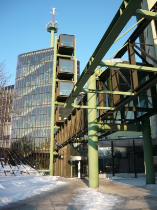 Az MTI épülete a Napghegyen – egy időben itt működött a nyest szerkesztősége is