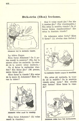 Cours Illustré d’Espéranto (méthode directe) – 1937, 62. oldal