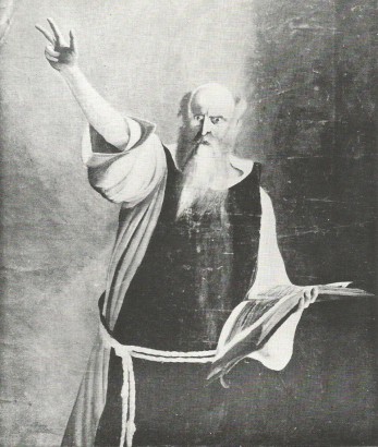 Csontváry: Prédikáló szerzetes (1894-96 körül)