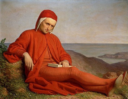 Dante – Domenico Peterlini (1822–1891) festményén