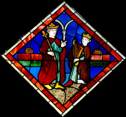 Dávid és Saul (Sainte-Chapelle, Párizs)