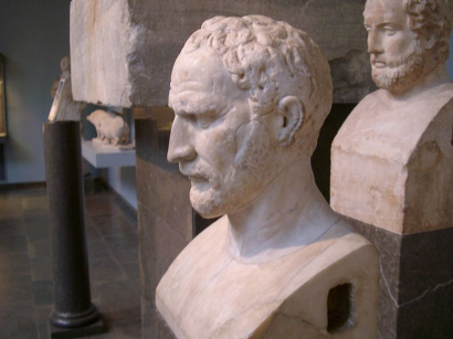 Démoszthenész szobra a British Museumban