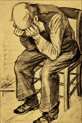 Gyász – Vincent Van Gogh rajza