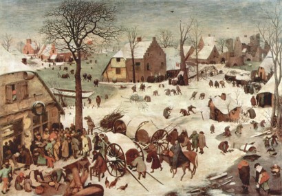 id. Pieter Bruegel: Betlehemi népszámlálás