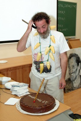 Kálmán László tortával