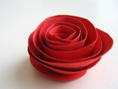 Kartonpapír vörös rózsa