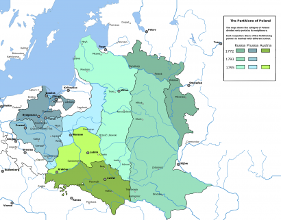 Lengyelország három felosztása 1772-1795