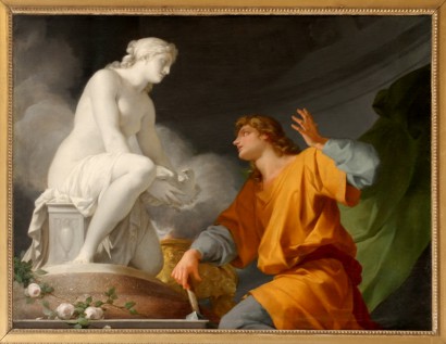 Pygmalion Venushoz imádkozik, hogy keltse életre szobrát – Jean-Baptiste Regnault (1754–1829) festménye