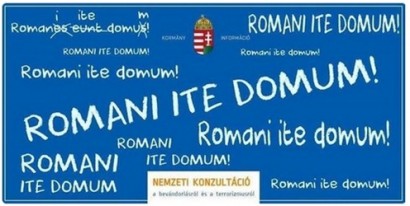 Rómaiak, menjetek haza! – Monty Python idézet  egy újragondolt plakáton.