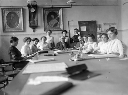 Tanári szoba 1913-ból