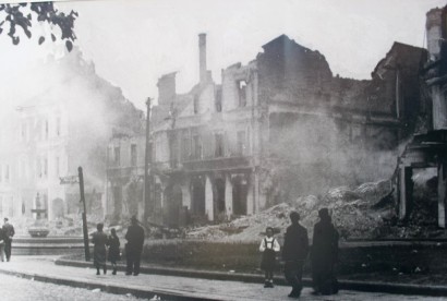 A białystoki gettó romjai az 1943-as gettófelkelés után