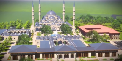 A Budapestre álmodott mecset látványterve