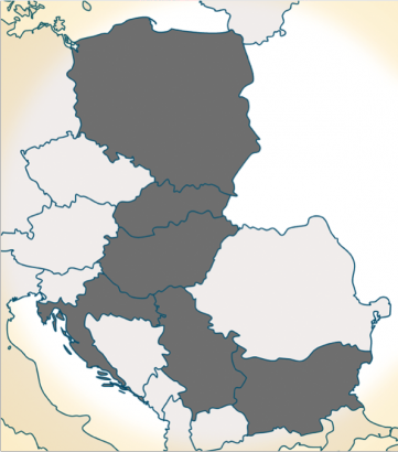 A CESAR résztvevő országai