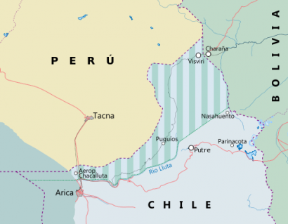 A charañai egyezményt követően a chilei kormány által területcserére felkínált folyosó
