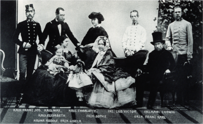 A császári család 1861-ben