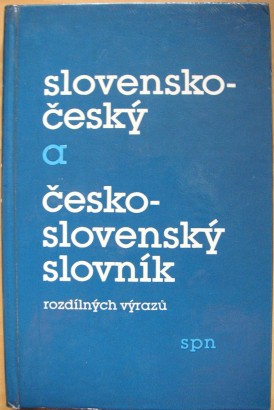 A cseh és szlovák nyelv közötti eltérések szótára – a hasonló alakú, de eltérő jelentésű kifejezések (hamis barátok) gyűjteménye