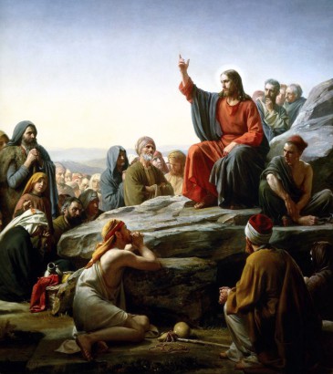A hegyi beszéd –  Carl Heinrich Bloch (1834–1890) 1877-es festménye