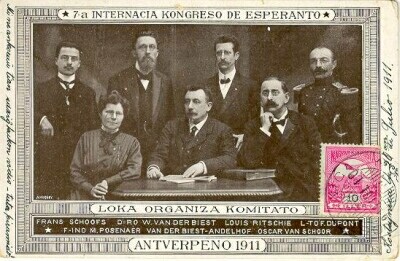 A hetedik eszperantó világkongresszus (Antwerpen, 1911) helyi bizottsága