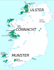 A hivatalosan ír nyelvűnek elismert területek Írországban