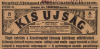 A Kis Újság címlapjának fejléce 1931. március 1-jén