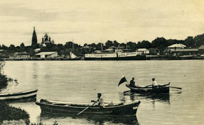 A Kubán folyó Jekatyerinodarnál (ma Krasznodar)