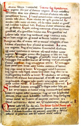 A legkorábbi magyar szövegemlék, a Halotti beszéd és könyörgés (a 12. század végéről) 