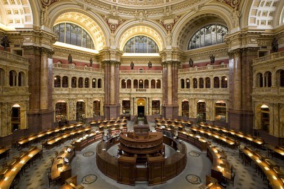 A Library of Congress legnagyobb olvasóterme