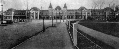 A miskolci Tiszai pályaudvar 1908-ban