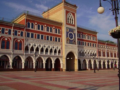 A nemzeti galéria álreneszánsz épülete Joskar-Olában