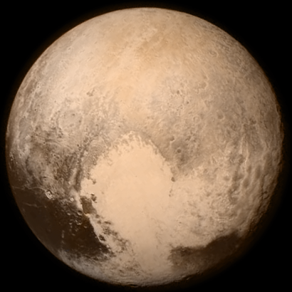 A Plútó a New Horizons űrszonda felvételén