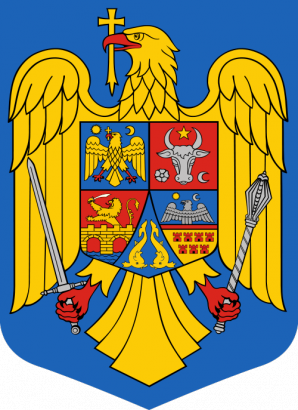 A román címer. Figyeljünk az apró részletekre!