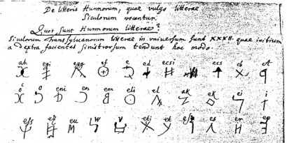 A Rudimenta ábécéje a giesseni kéziratban
