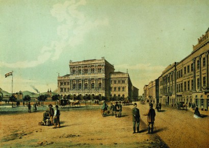 A székház a 19. század végén