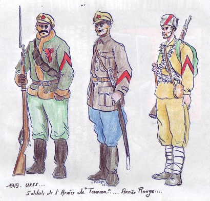 A Vörös Hadsereg katonái 1919-ben