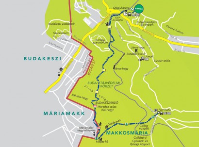 A Zöld BKV térképén egy ideális világ: minden elnevezésnek helye lett...