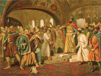 Alekszej Kivsenko: III. Iván darabokra tépi a kán levelét