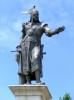Árpád fejedelem szobra. Felismerte volna az uralkodó az árpádsávot?
