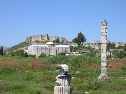 Artemisz templomának maradványai Efeszoszban