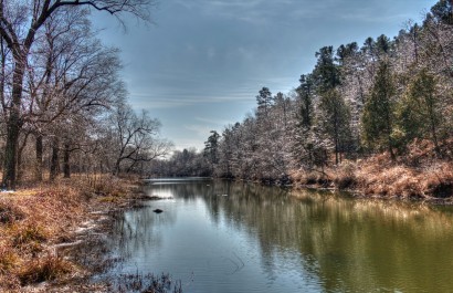 Át lehet hidalni? (Fourche Maline Creek a Robbers Cave Nemzeti Parkban)