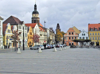 Az alsószorb Cottbus városa.