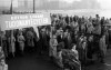 Az Egyetem hallgatóinak felvonulása a Margit hídon 1956. október 23-án