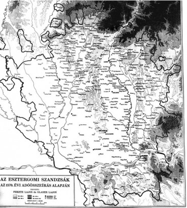 Az esztergomi szandzsák az 1570. évi adóösszeírás alapján