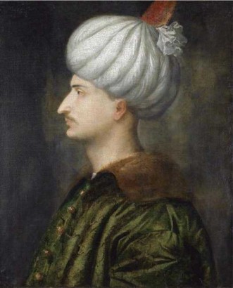 Az ifjú Szulejmán – Tiziano Vecellio festménye