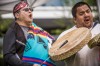 Az őshonos népek képviselői Brit Columbiából
