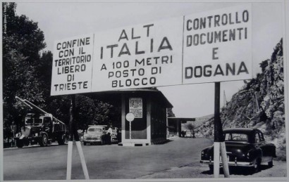 Az trieszti-olasz határ 1947 és 1954 között