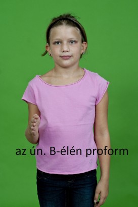 Az úgynevezett B-élén proform