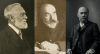 Az újgrammatizmus lipcsei alapítói (August Leskien, Hermann Osthoff, Karl Brugmann)
