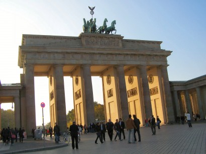 Berlin egyik jelképe, a Brandenburgi Kapu